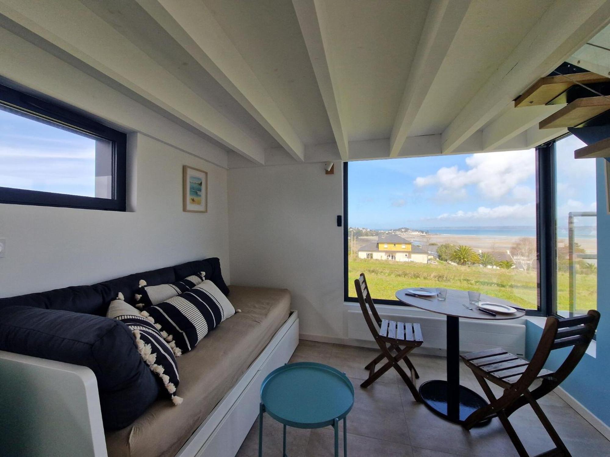Studio With Terrace And Superb Sea View Locquirec Dış mekan fotoğraf